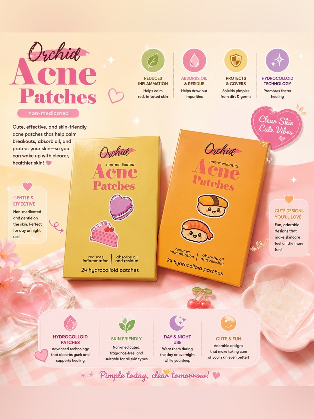Acne Patches Hydrocolloid Spot Patches